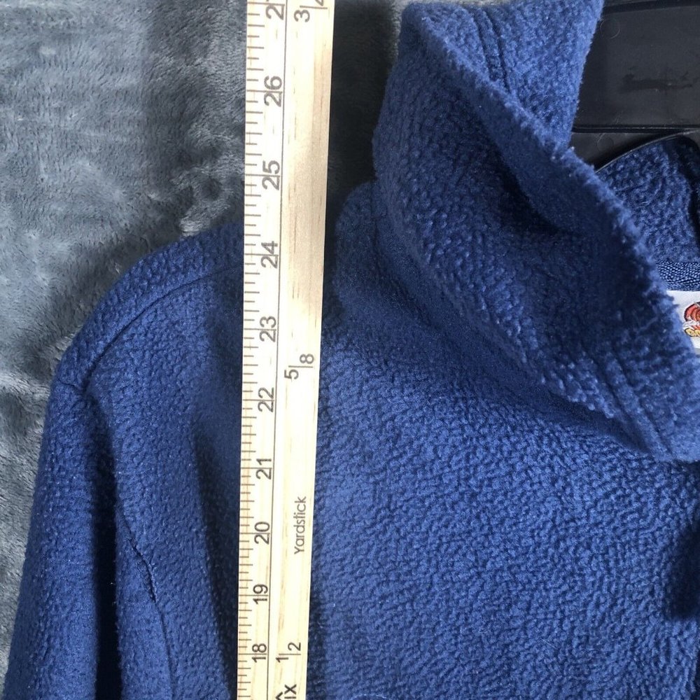 Women's Looney Tunes Tweety Bird Blue Fleece Zip Up Hoodie Sweatshirt Size Large - Picture 5 of 7